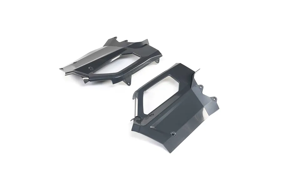 Losi left and right door panel set in gunmetal grey, displayed against a clean white background.