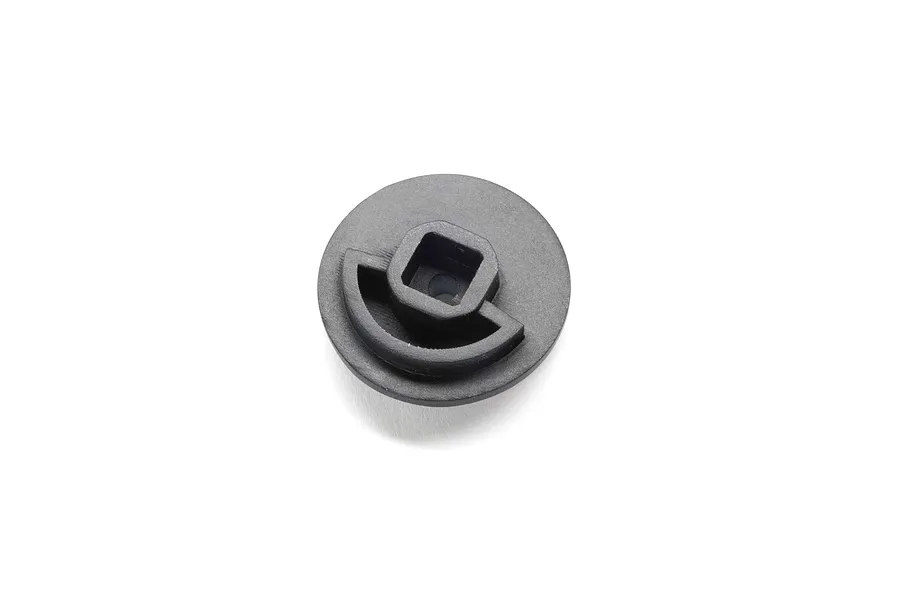 Spektrum Transmitter Wheel Adaptor shown on a plain white background in a studio product shot.