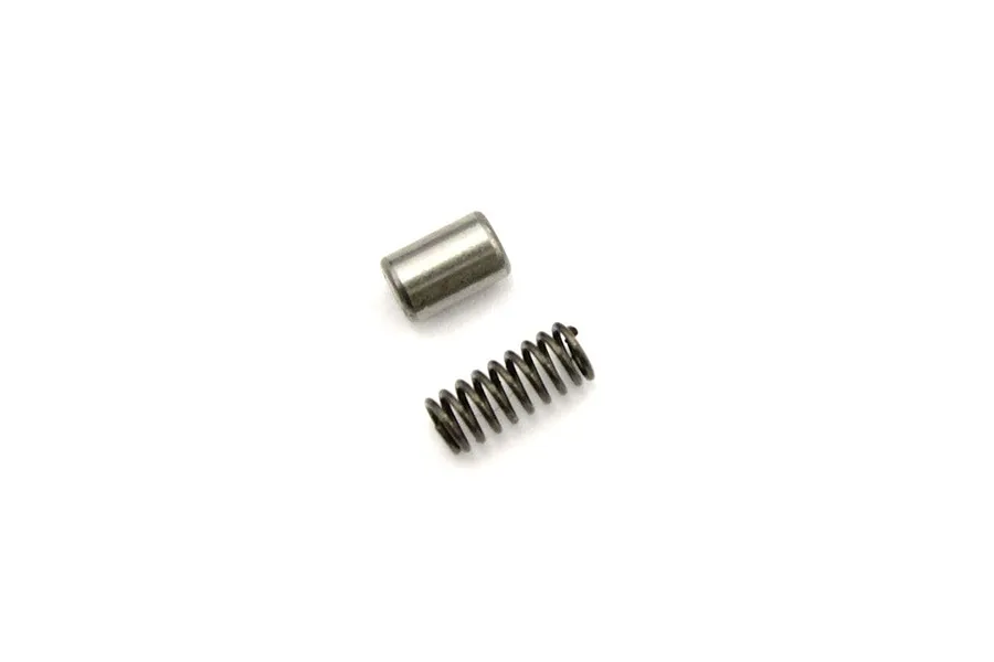 Kyosho pressure spring and small metal pin set shown against a plain white background.