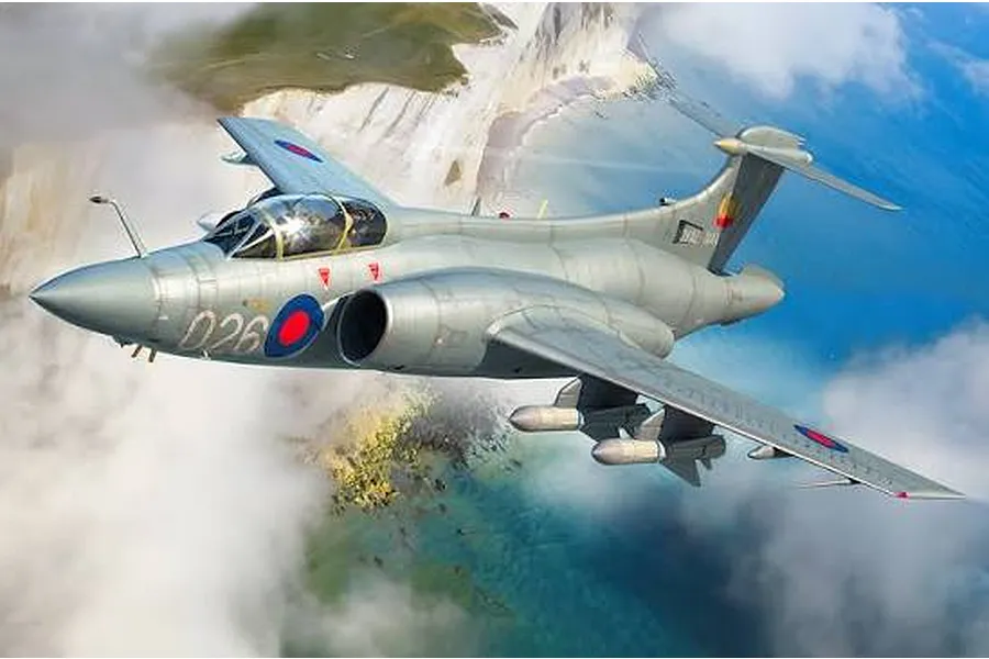 Trumpeter 1/48 Buccaneer S.2D Bomber Scaled Plastic Model Kit image 1