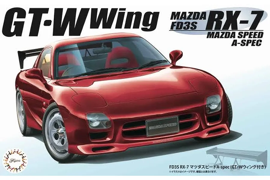 Fujimi 1/24 FD3S RX-7 A-Spec Car Scaled Plastic Model Kit  image 1