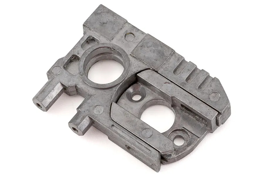 Kyosho aluminium motor mount RC spare part shown against a plain white background.