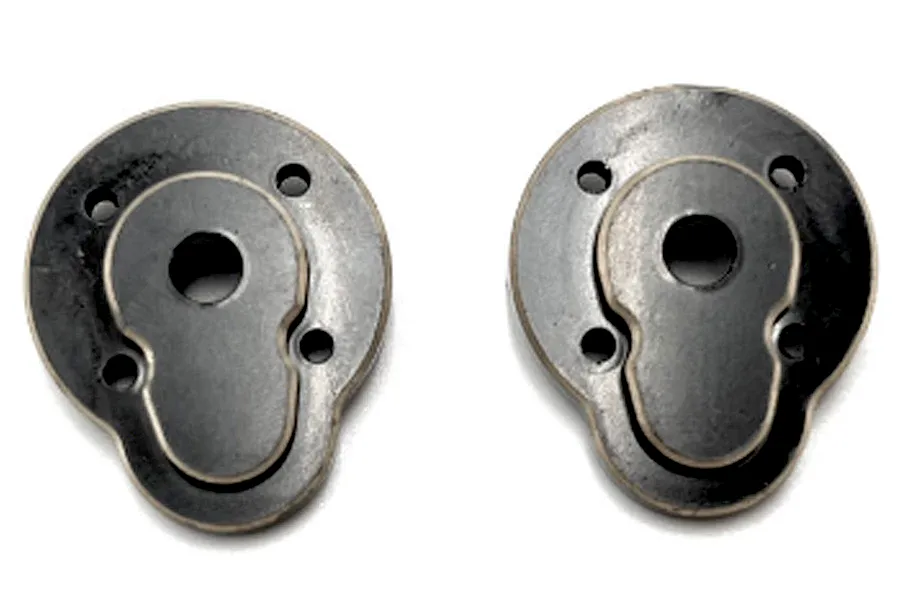 Hobby Plus Brass Front Portal Hub Covers 2Pcs image 1