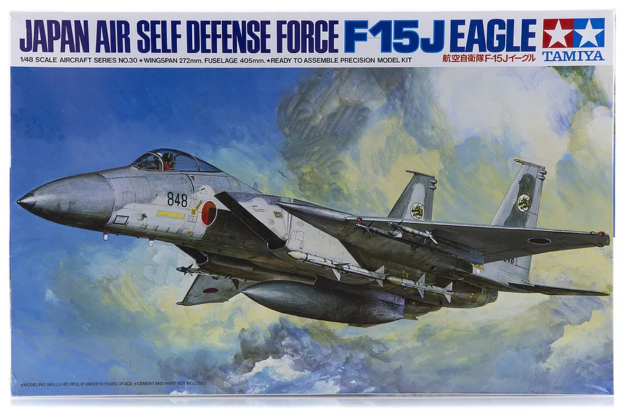 Tamiya 1/48 Japanese F-15J Eagle JASDF Jet Scaled Plastic Model Kit image 17245