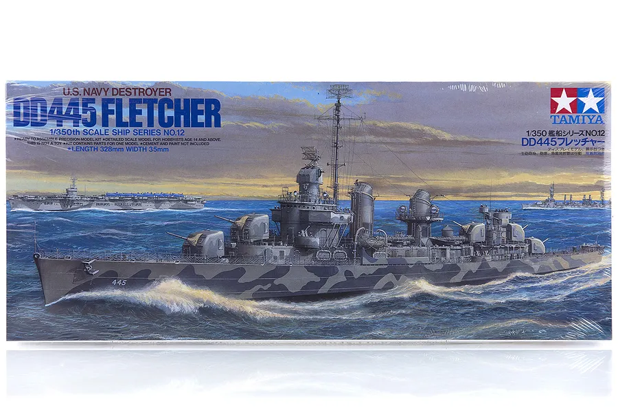 Tamiya 1/350 U.S. DD445 Fletcher Destroyer Plastic Model Kit image 17315