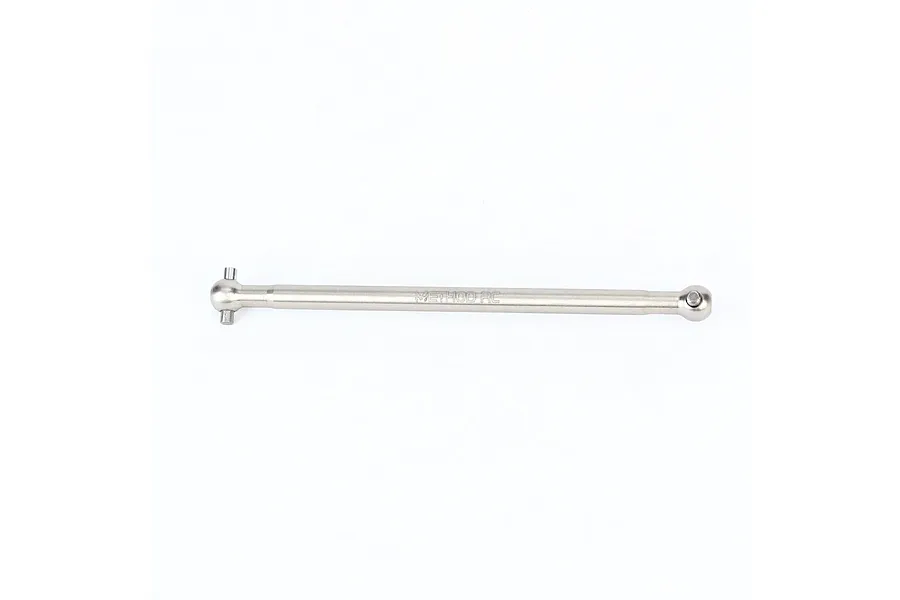 Method RC titanium centre front driveshaft featuring engraved brand logo, displayed on a clean white background.