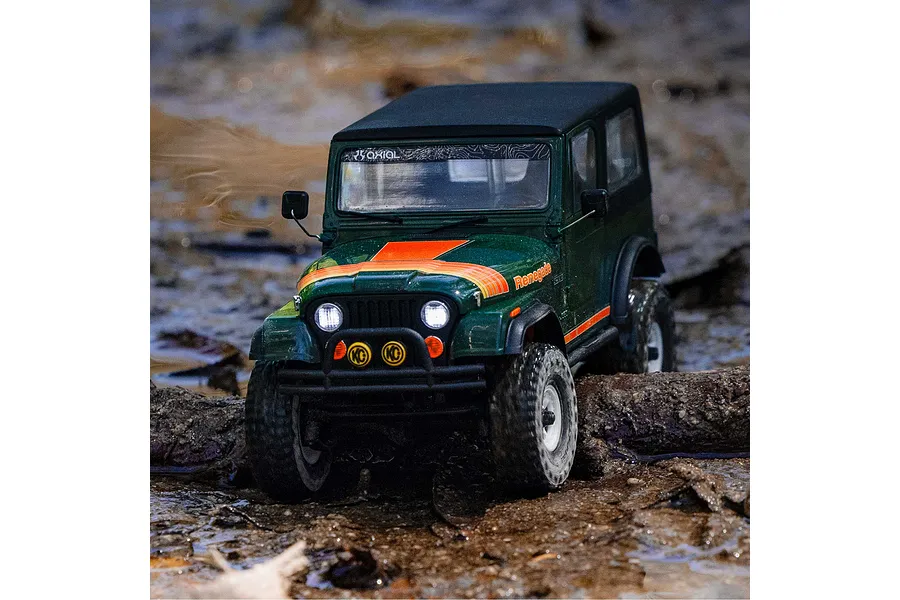 Axial SCX30 Jeep CJ-7 Renegade RC Rock Crawler Electric 4WD 1/30 Scale RTR - Green image 18
