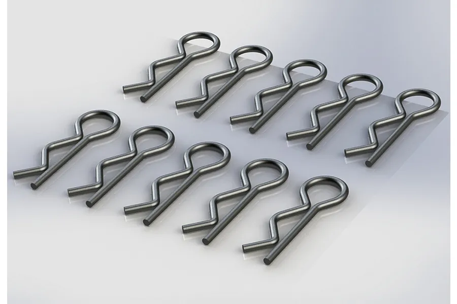 ARRMA 1mm Black Body Pins 10Pcs image 17365