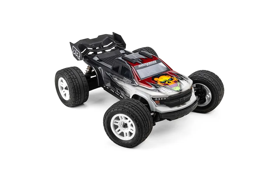 Pro-Line 1/16 Menace Street Tyres on White Split Six Rims - Glued Wheels 2Pcs image 2