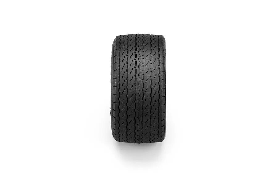 Front view of a single Pro-Line Goodyear Blue Streak VTA RC tyre mounted on a wheel against a clean white background.