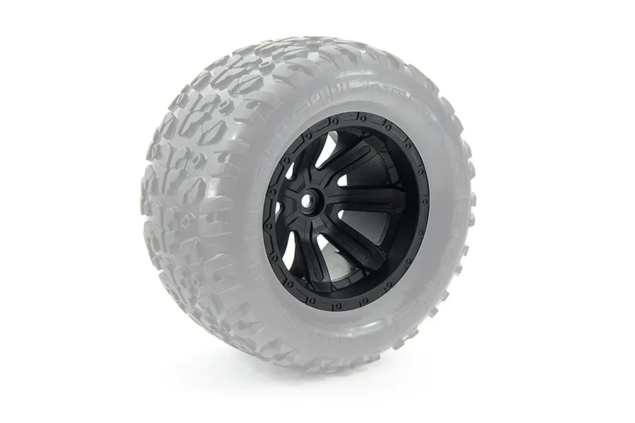 ARRMA 2.8&amp;amp;quot; GRANITE Black Rims 2Pcs image 17446