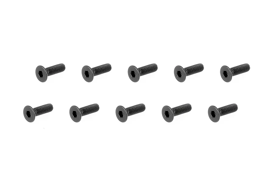 ARRMA 3x10mm Fine Thread Countersunk Head Screws 10Pcs image 17472