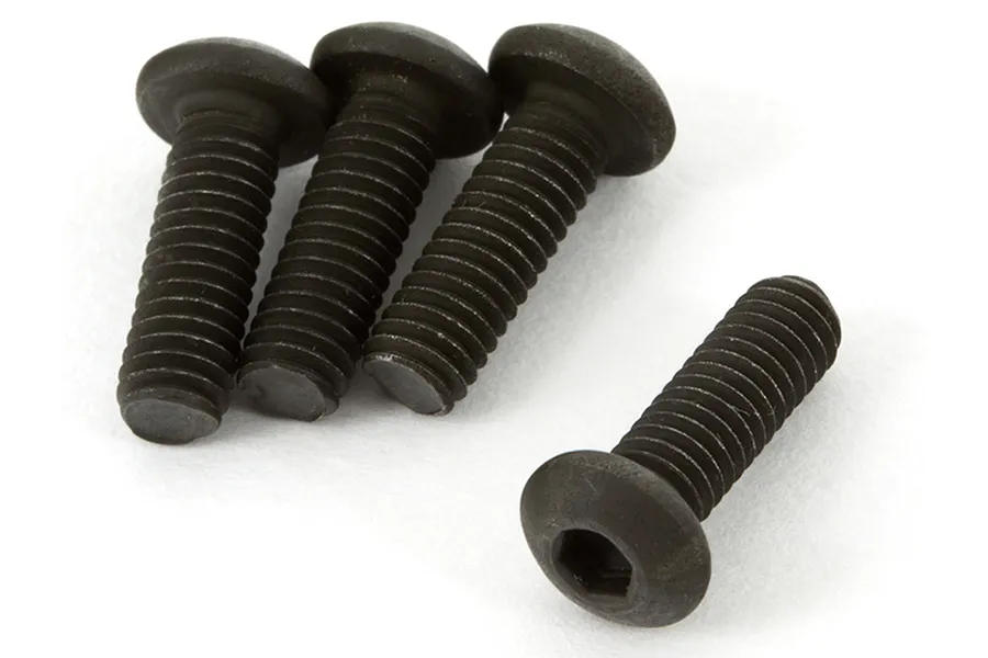 ARRMA 4x12mm Fine Thread Button Head Screws 4Pcs image 17530