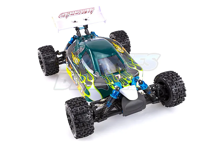 Louise 2.2&amp;quot; ST-Pioneer Tyres on Black Spoke Rims - Glued Truck Wheels w/ Foam 2Pcs image 17791