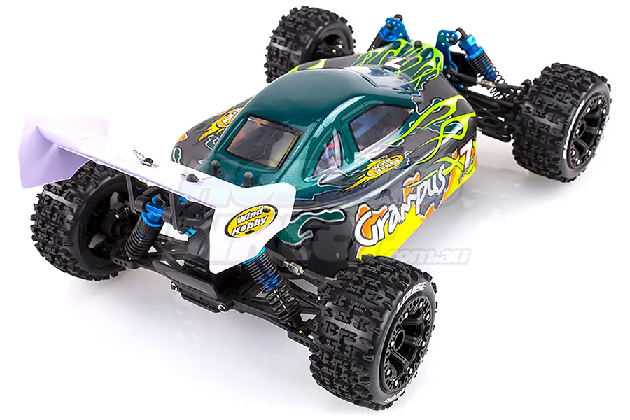 Louise 2.2&amp;quot; ST-Pioneer Tyres on Black Spoke Rims - Glued Truck Wheels w/ Foam 2Pcs image 17792
