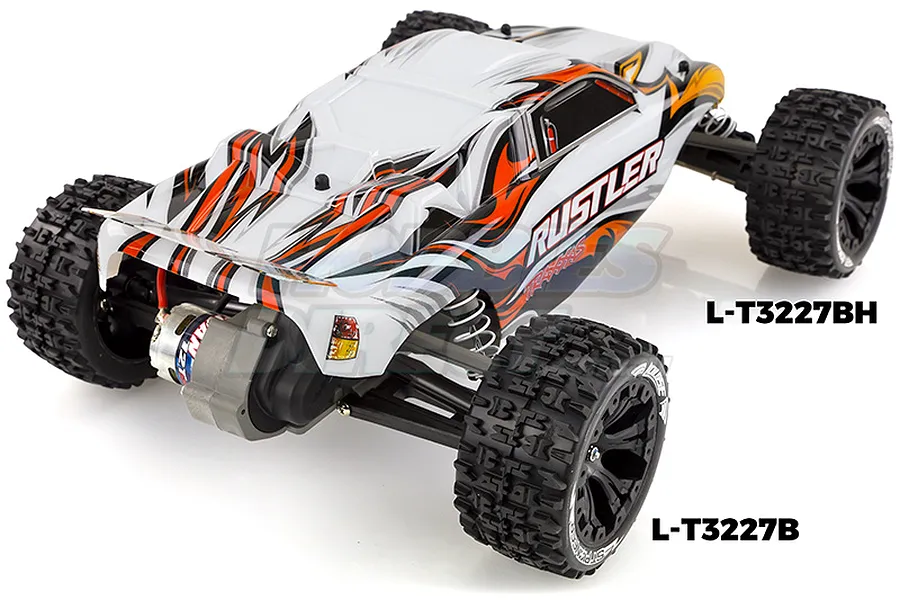 Louise 2.8&amp;quot; ST-Pioneer Tyres on Black Spoke Rims - Glued Truck Wheels w/ Foam 2Pcs image 17818