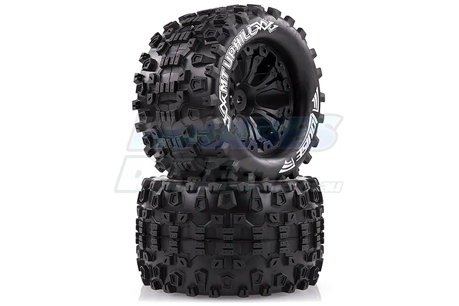Louise 2.8&amp;quot; MT-Uphill Tyres on Black Spoke Rims - Glued Truck Wheels w/ Foam 2Pcs image 5