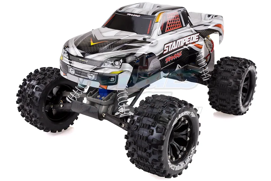 Louise 2.8&amp;quot; MT-Uphill Tyres on Black Spoke Rims - Glued Truck Wheels w/ Foam 2Pcs image 17851
