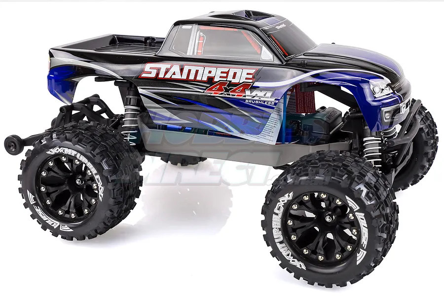 Louise 2.8&amp;quot; MT-Uphill Tyres on Black Spoke Rims - Glued Truck Wheels w/ Foam 2Pcs image 17855