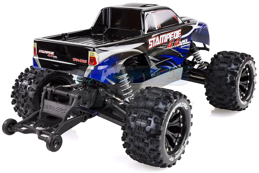 Louise 2.8&amp;quot; MT-Uphill Tyres on Black Spoke Rims - Glued Truck Wheels w/ Foam 2Pcs image 17856