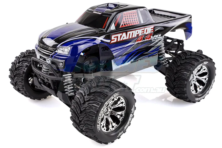 Louise 2.8&amp;quot; MT-Cyclone Tyres on Chrome Spoke Rims - Glued Truck Wheels w/ Foam 2Pcs image 4