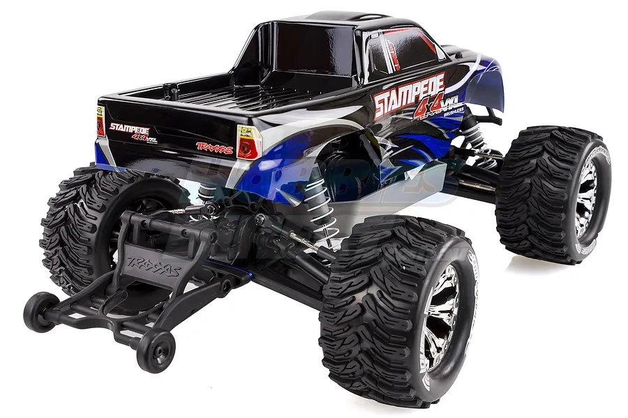 Louise 2.8&amp;quot; MT-Cyclone Tyres on Chrome Spoke Rims - Glued Truck Wheels w/ Foam 2Pcs image 6