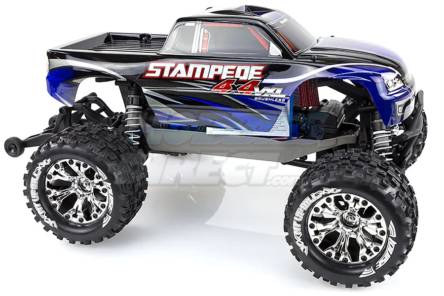 Louise 2.8&amp;quot; MT-Uphill Tyres on Chrome Spoke Rims - Glued Truck Wheels w/ Foam 2Pcs image 5