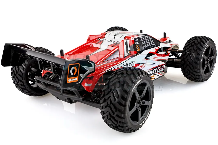 Louise 3.8&amp;quot; T-Apollo Tyres on Black Spoke Rims - Glued Truggy Wheels w/ Foam 2Pcs image 18055