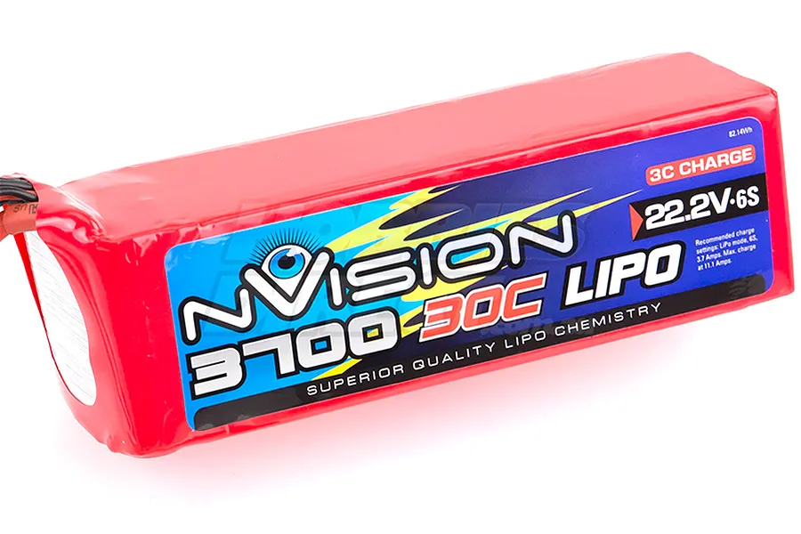 nVision 22.2v 3700mAh 30C LiPo Battery image 18128
