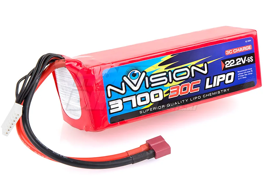 nVision 22.2v 3700mAh 30C LiPo Battery image 18129