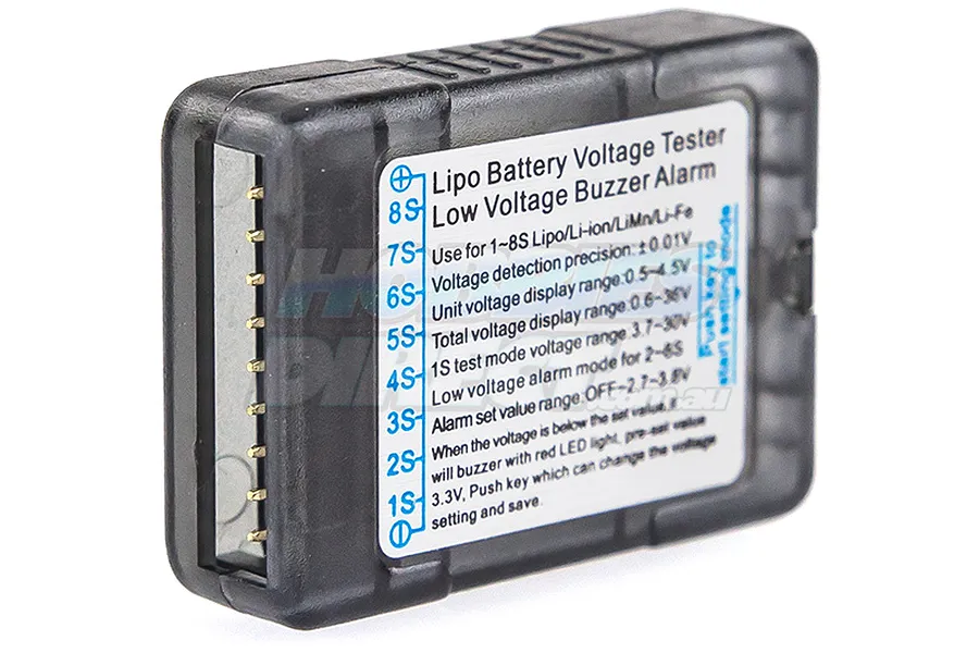 G.T. Power Low Voltage Lipo Alarm &amp;amp; Cell Voltage Checker image 18132