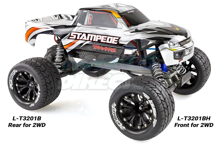 Louise 2.8&amp;quot; MT-Rocket Tyres on Black Rims - Glued Wheels 2Pcs image 4
