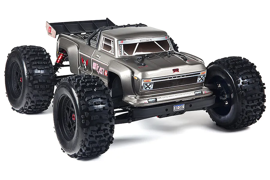 ARRMA Outcast BLX RC Truggy Electric Brushless 1/8 Scale RTR - Grey image 18193