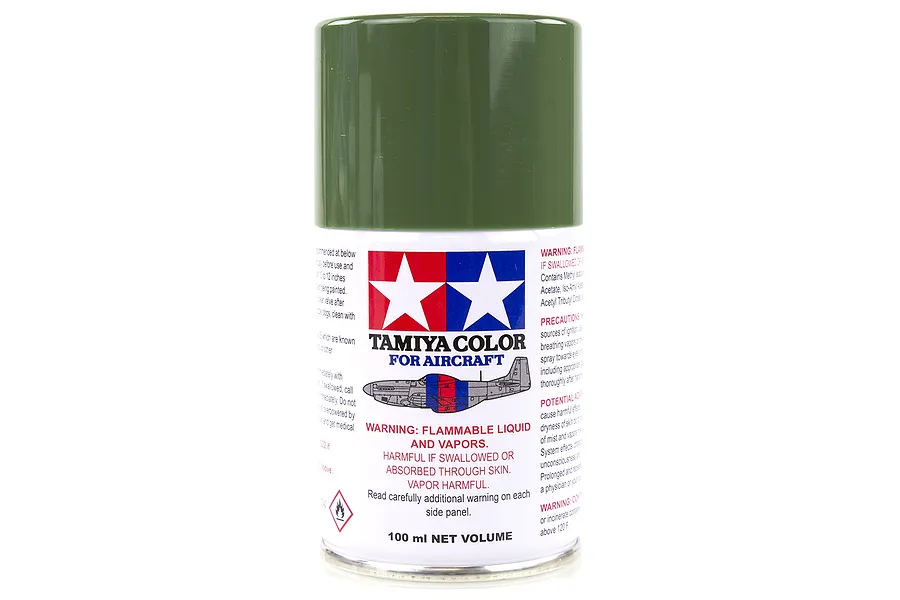 Tamiya AS-9 Dark Green (RAF) Aircraft Series Spray Paint 100ml image 18209