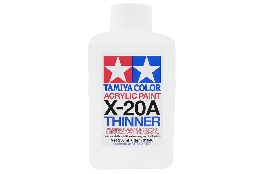 Tamiya X-20A Acrylic Paint Thinner 250ml image 18212