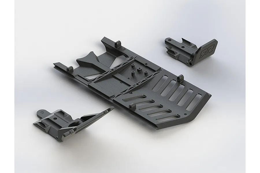 ARRMA Centre,Front &amp;amp; Rear Skid Plate Set image 18317