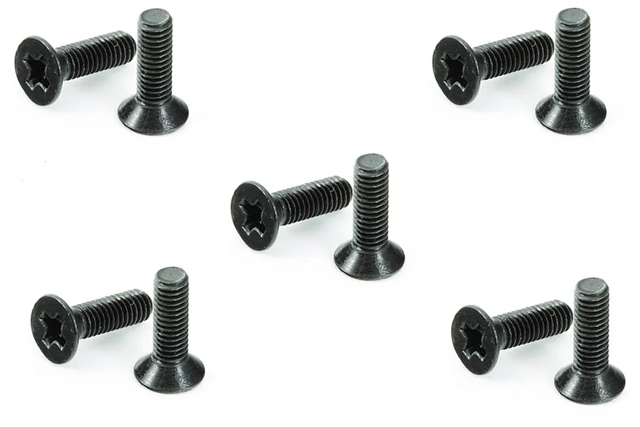 ARRMA 3x10mm Fine Thread Countersunk Head Screws 10Pcs image 18346