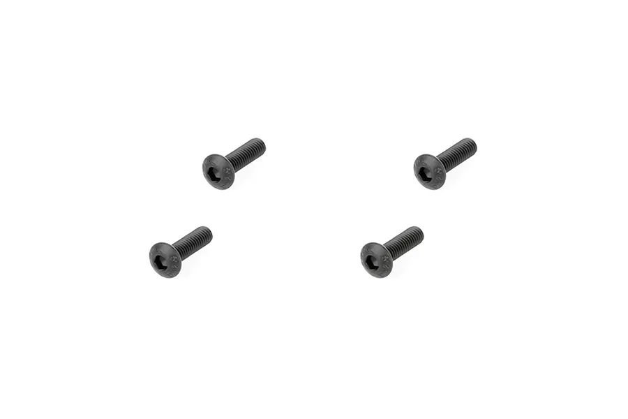 ARRMA 4x10mm Fine Thread Button Head Screws 4Pcs image 18355