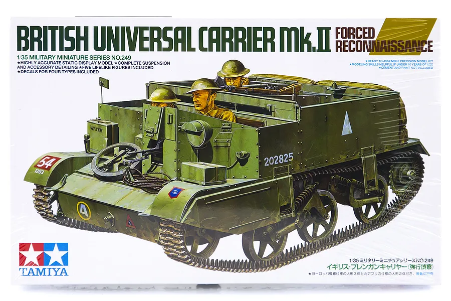Tamiya 1/35 British Mk.II Universal Carrier Scaled Plastic Model Kit image 18449