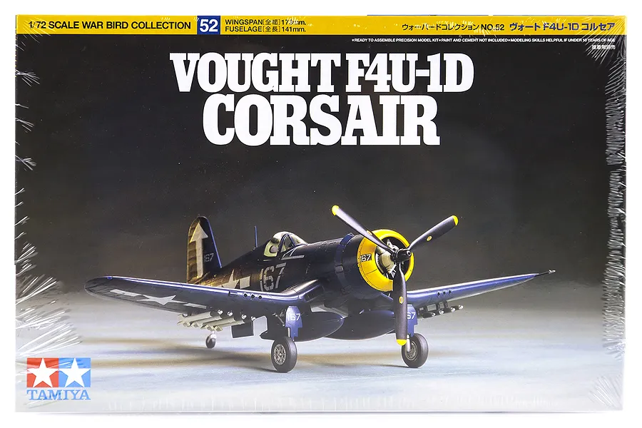 Tamiya 1/72 Vought F4U-1D Corsair Scaled Plastic Model Kit image 18474