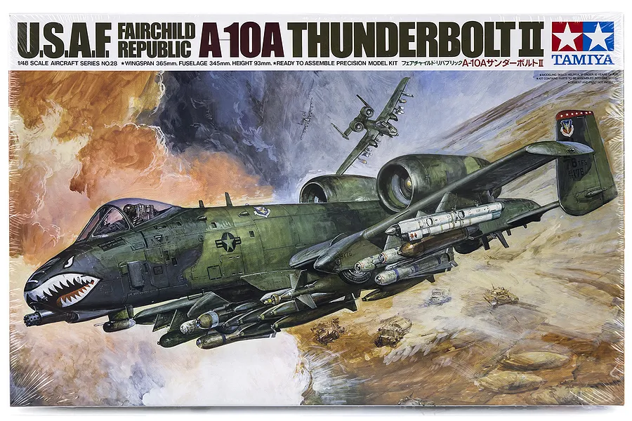 Tamiya 1/48 U.S.A.F A-10A Thunderbolt II Jet Scaled Plastic Model Kit image 18480