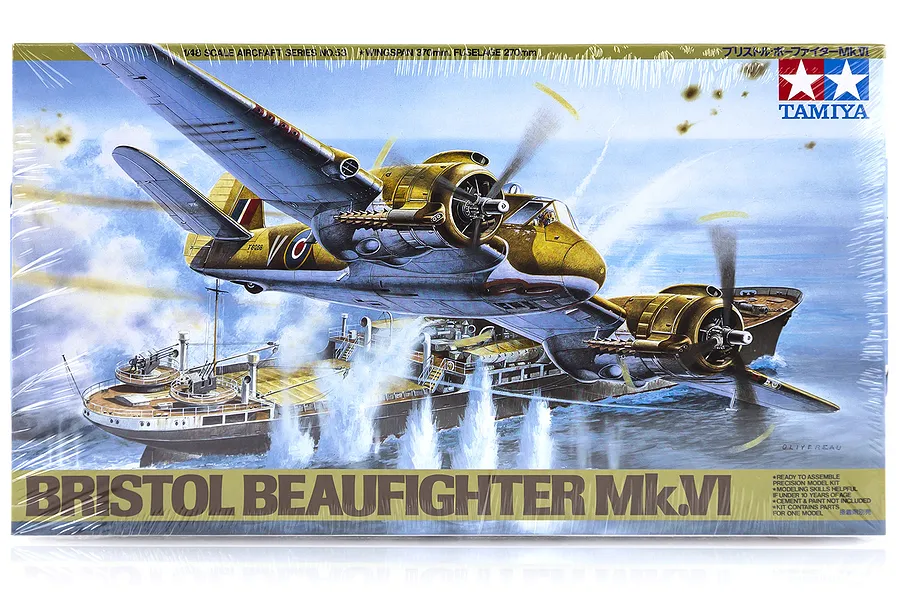 Tamiya 1/48 Bristol Beaufighter Mk.VI Scaled Plastic Model Kit image 18482