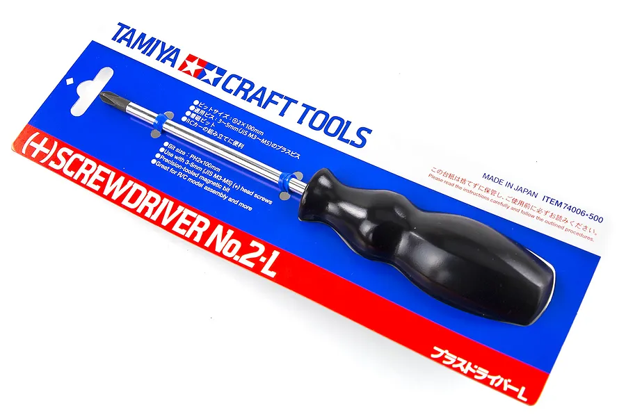 Tamiya Large No 2 Phillips Head Screwdriver Craft Tool image 18493