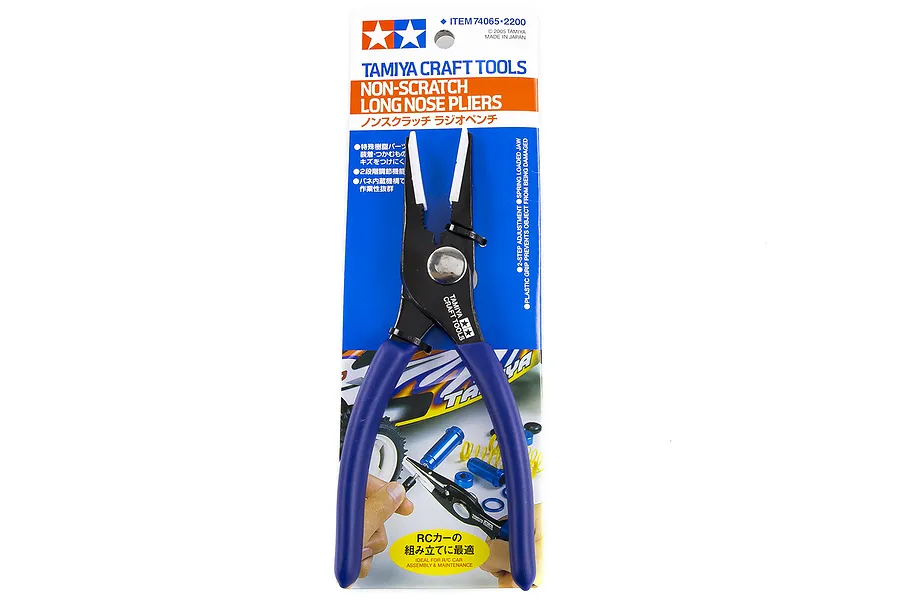 Tamiya Non-Scratch Long Nose Pliers Craft Tool image 18496