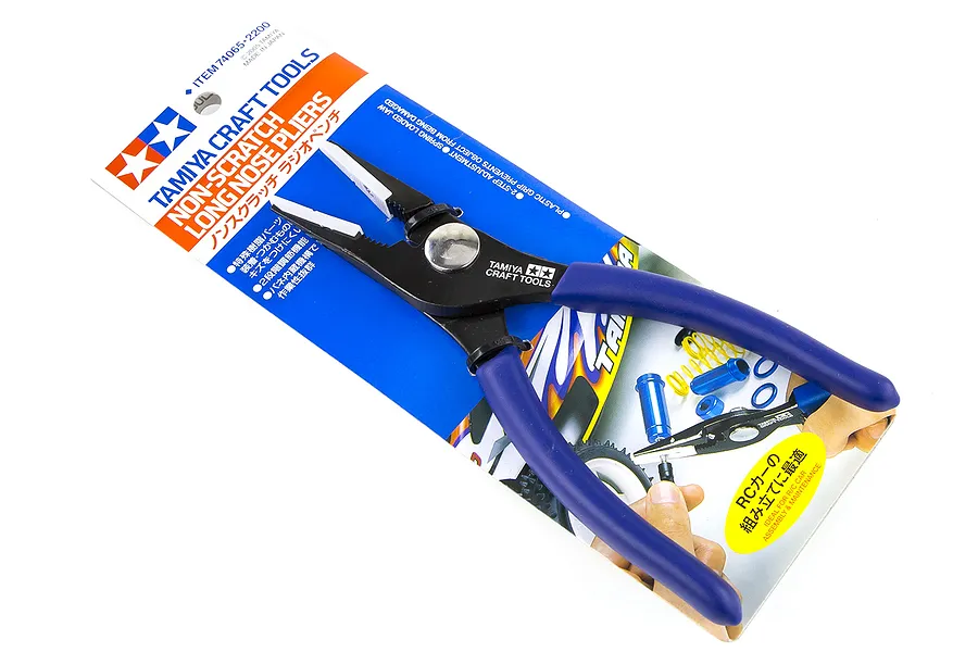 Tamiya Non-Scratch Long Nose Pliers Craft Tool image 18497