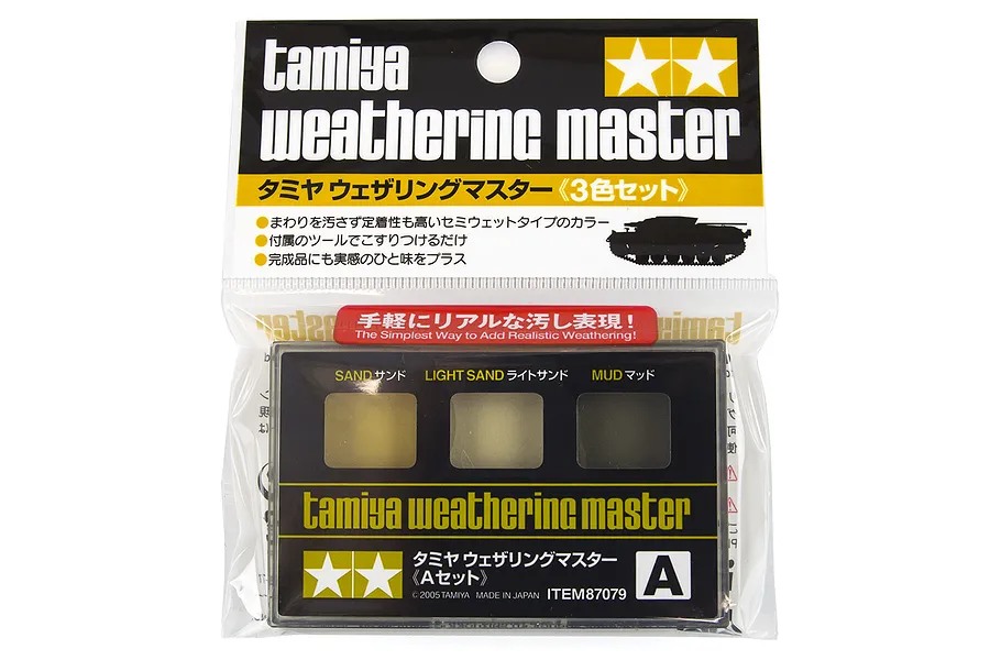 Tamiya Sand/Light Sand/Mud Weathering Master Set A image 18505