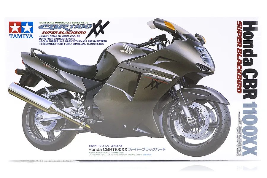 Tamiya 1/12 Honda CBR 1100XX Super Blackbird Motorcycle Plastic Model Kit image 18728