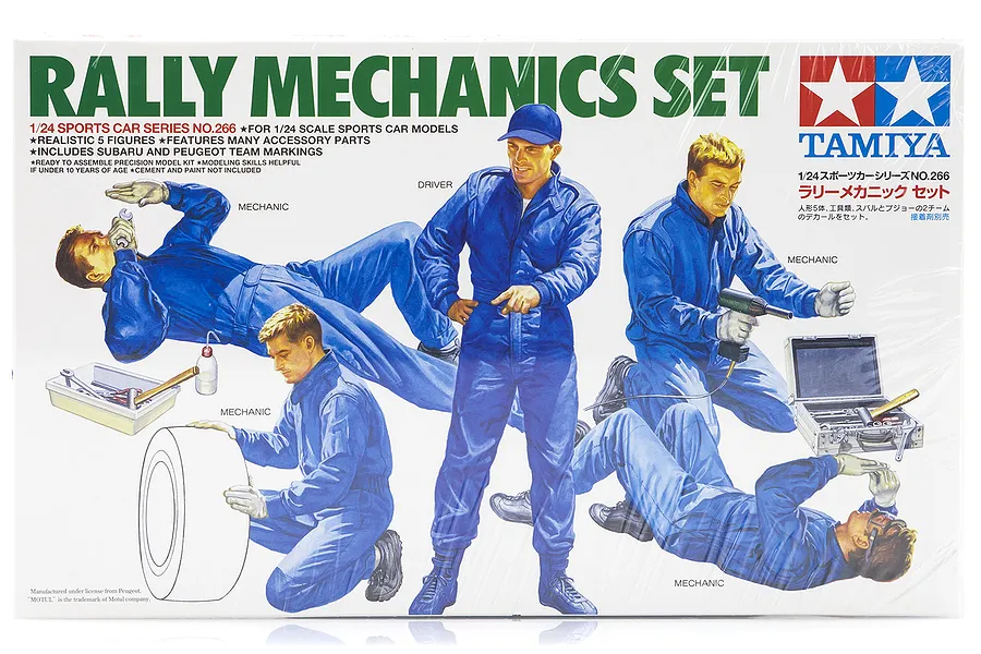 Tamiya 1/24 Rally Mechanics Scaled Plastic Model Kit image 18741
