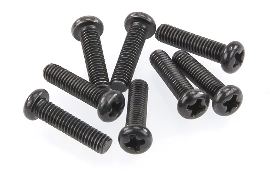 HSP 2.6x11mm Fine Thread Binder Head Screws 8Pcs image 18752