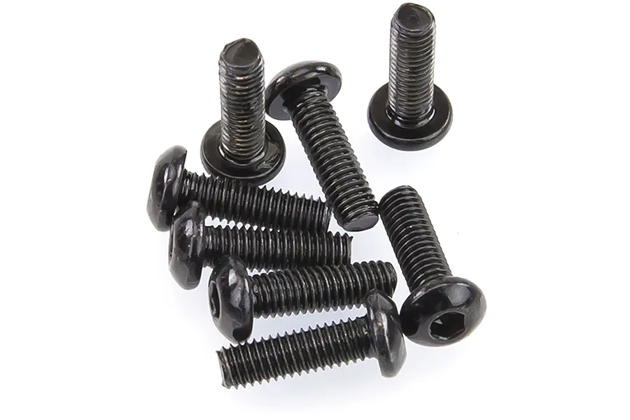 HSP 3x10mm Fine Thread Button Head Screws 8Pcs image 18772